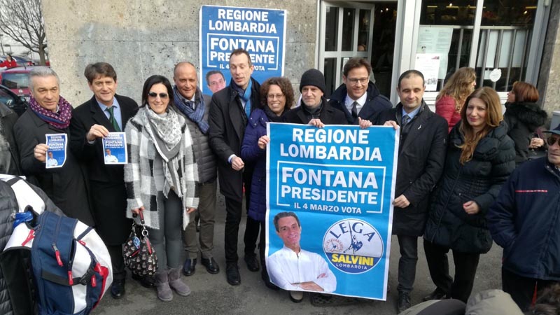 Elezioni Lombardia 2018 a Cologno la prima uscita pubblica di Fontana