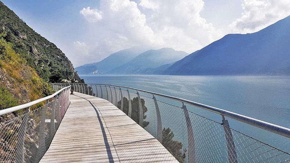 Ciclovia dei sogni sul lago di Garda inaugurazione il 14 luglio